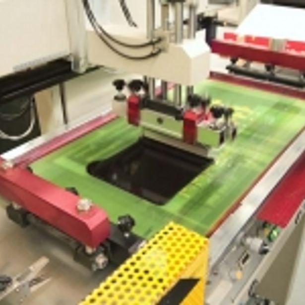 Digital printer in action